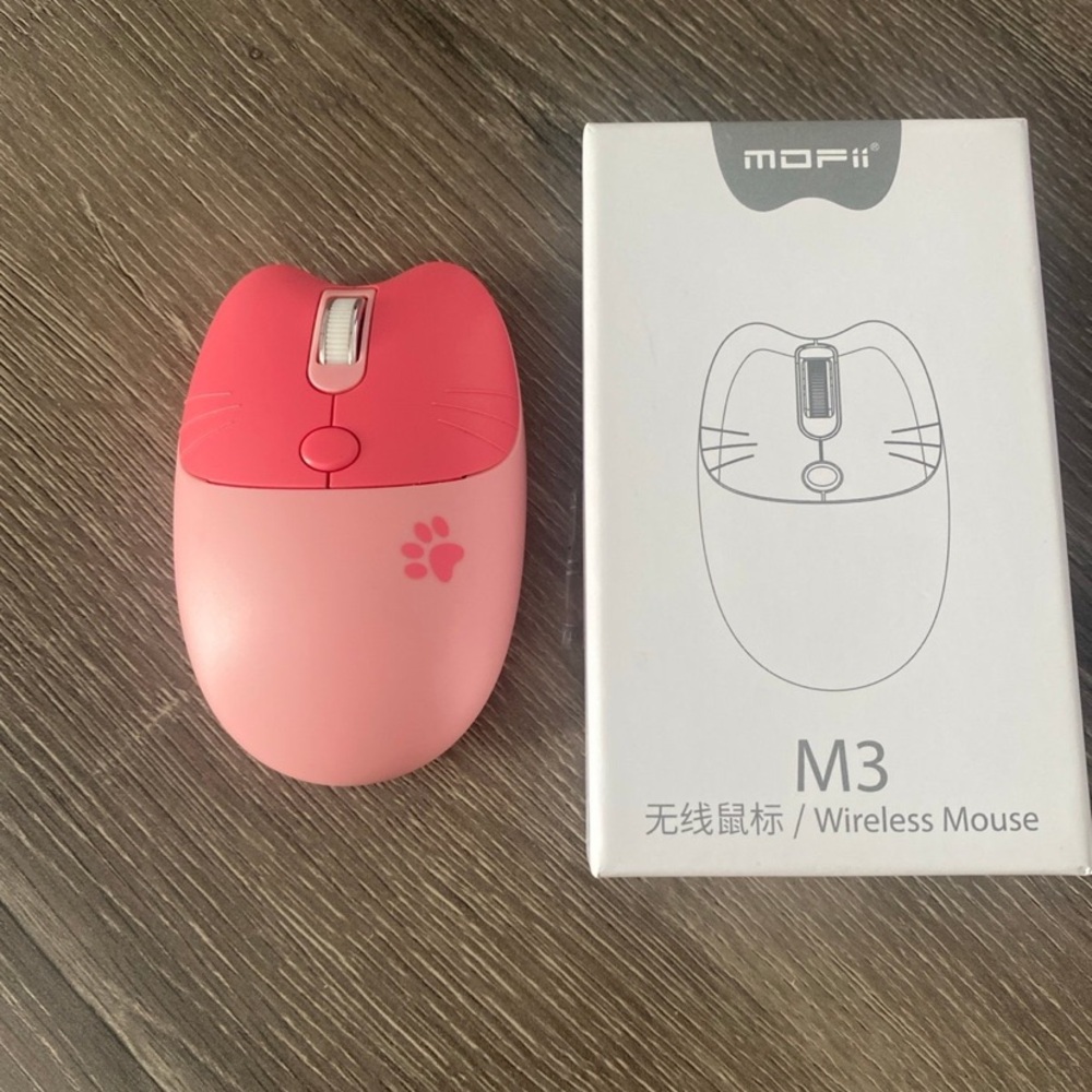 Pink Wireless Mouse by Mofii